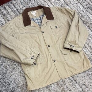 Northwest Territor barn field Jacket with Brown coudory Collar jacket sz XL